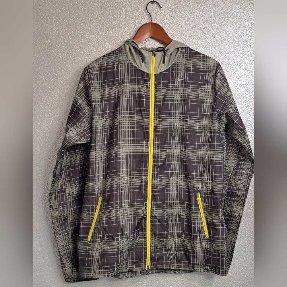 Nike Phenom Vapor Plaid Women's Running Jacket Size XL